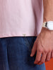 Casual Men Oversized Fit Tee With Graphic | Pink