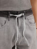 Loose Fit Cut & Sew Denim Jeans | Grey