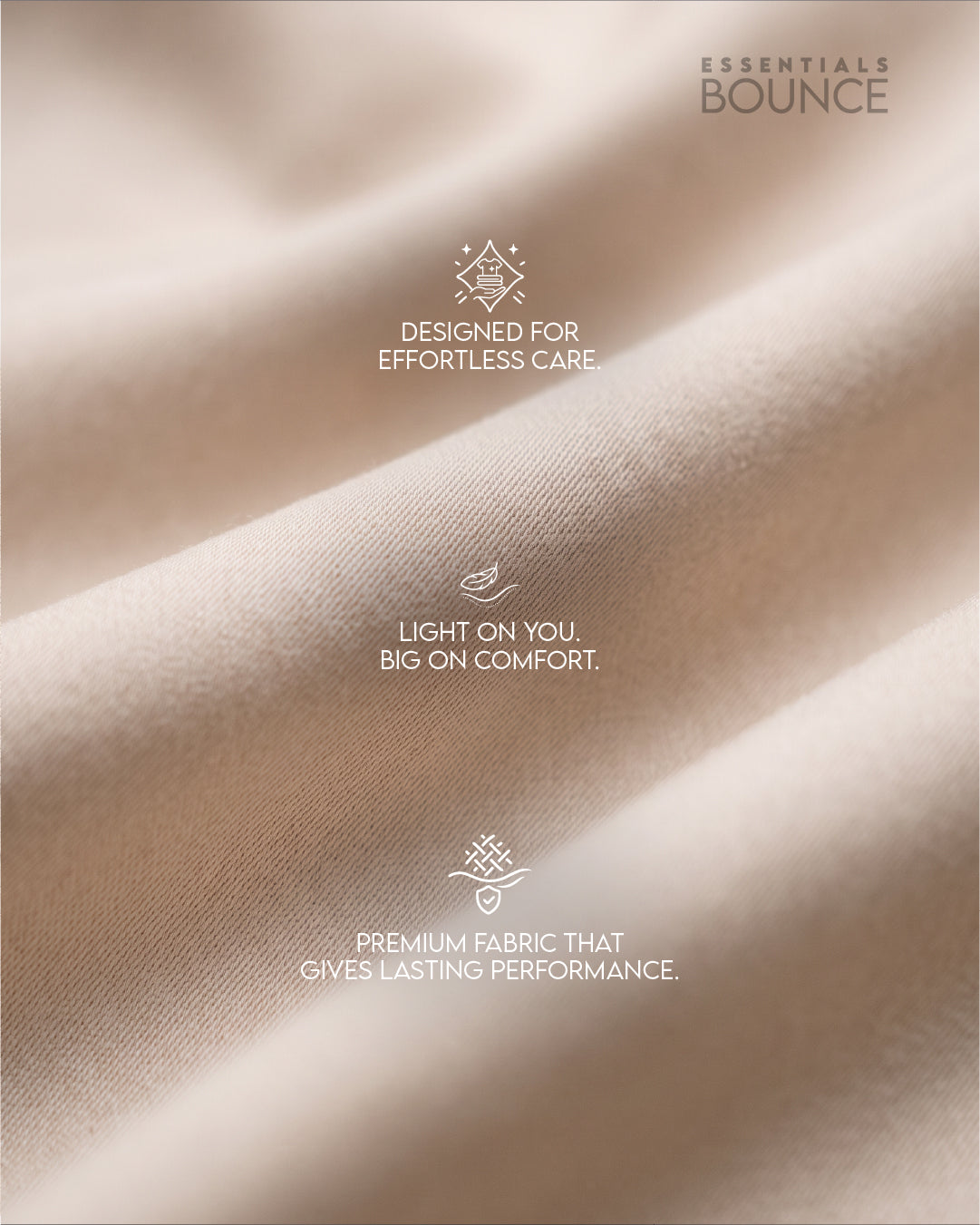No Brainer Bounce Oversized T-Shirt | Essential | Beige