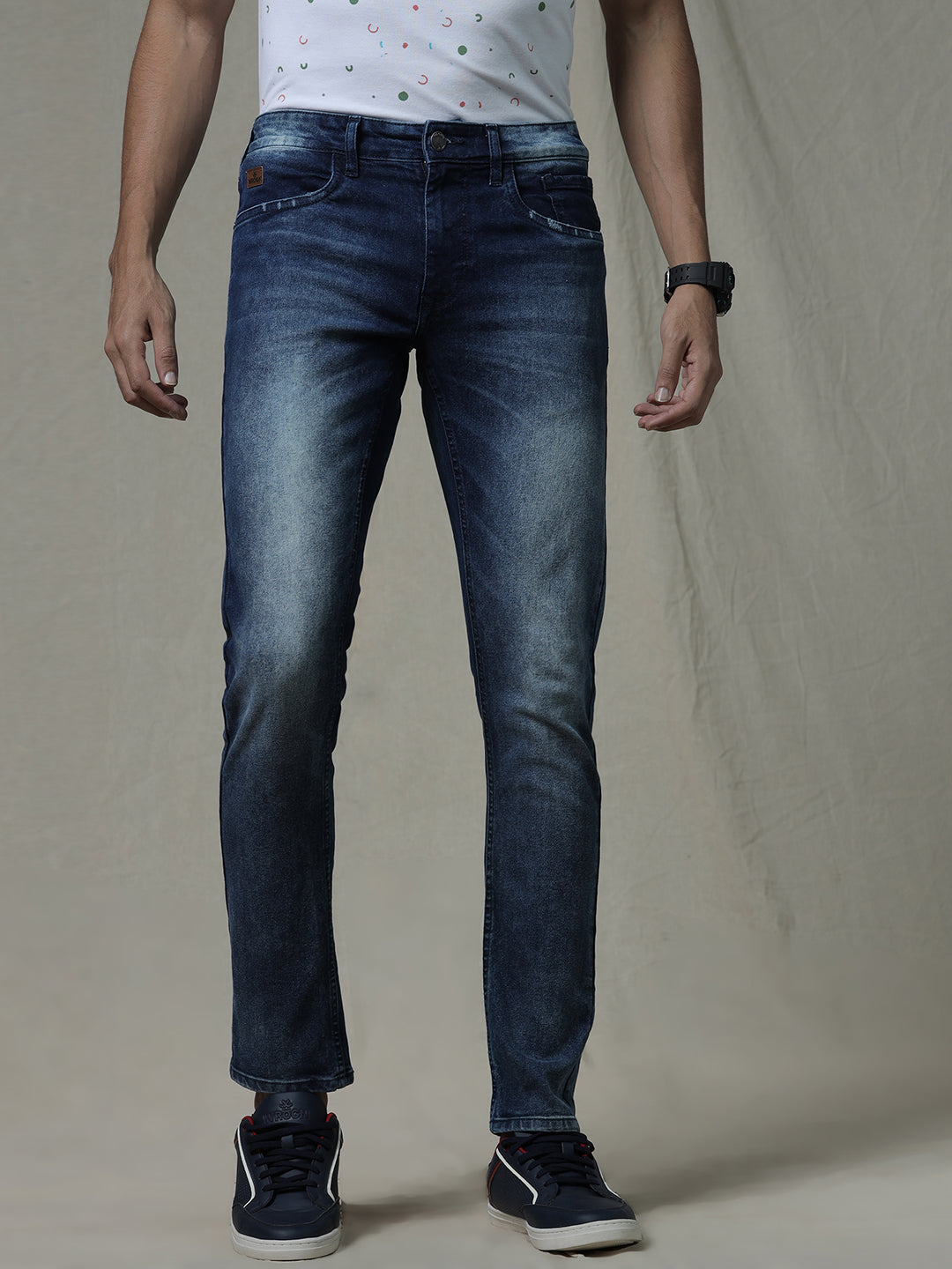Slim Fit Casual Fade Jeans