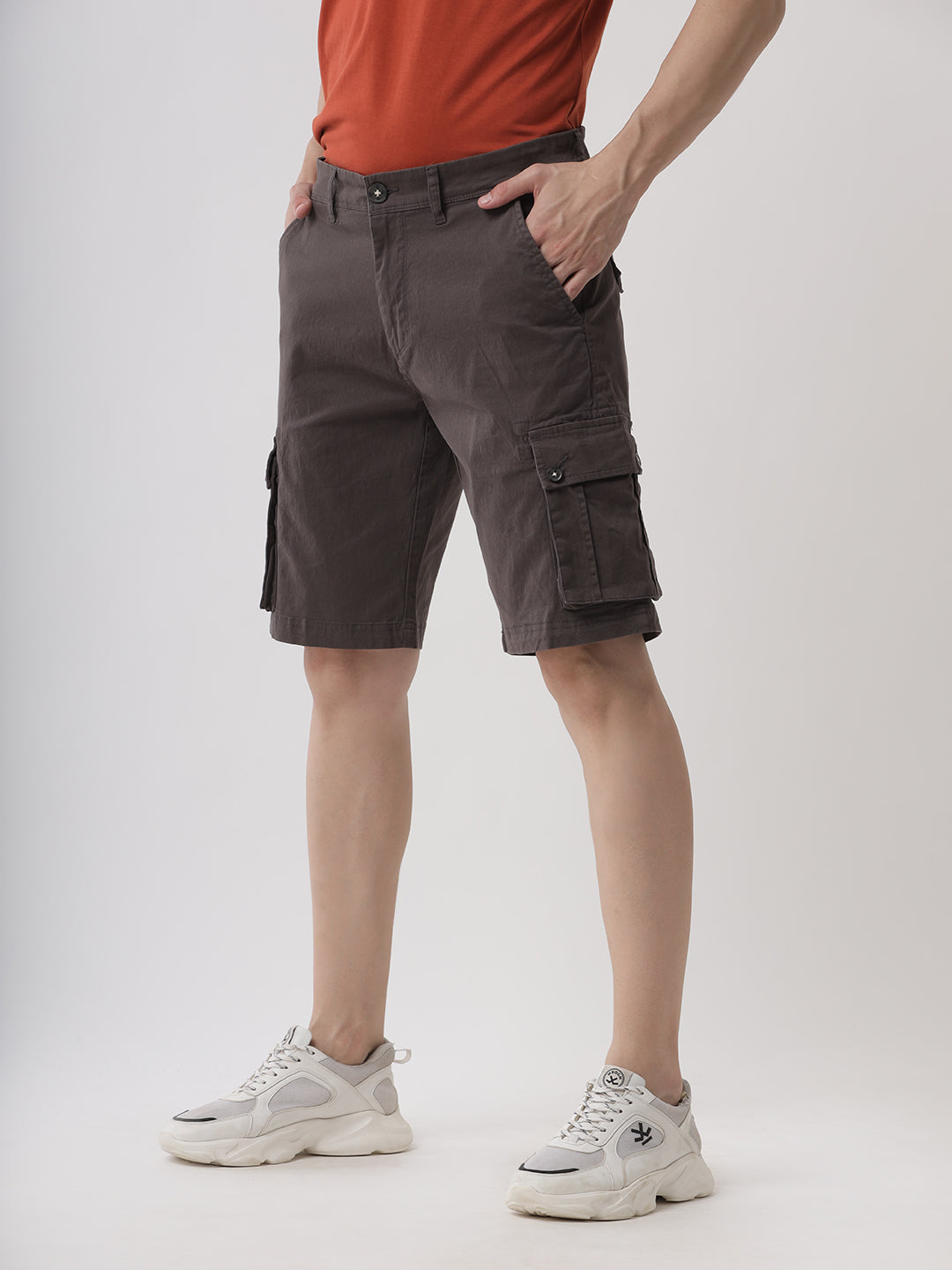 Straight Fit AOP Twill Stretch Woven Jogger | Black