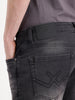 Slim Fit Washed Denim Jeans | Black