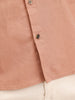 Regular Fit Linen Blend Shirt | Light Brown