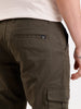 Solid Straight Fit Cargo Trouser   |  Olive