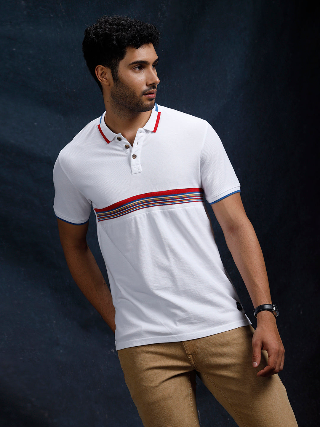 Select Stripes Polo T-Shirt