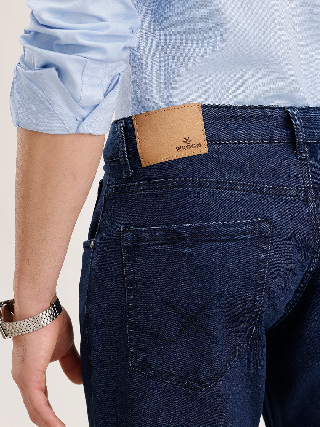 Relaxed Fit Denim Jeans | Dark Blue