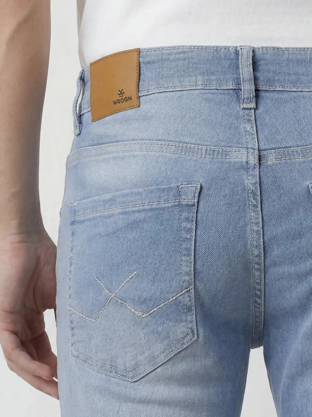 Classic Slim Fit Denim Jeans | Light Blue