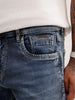Faded Straight Fit Denim Jeans | Blue | WJN0200SR2223S