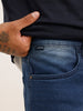 Washed Slim Fit Denim Jeans | Blue | WJN100SL7608W
