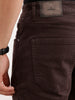 Solid Slim Fit Denim Jeans  | Brown