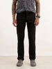 Solid Slim Fit Trouser | Black