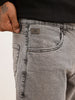 Washed Slim Fit Denim Jeans | Grey