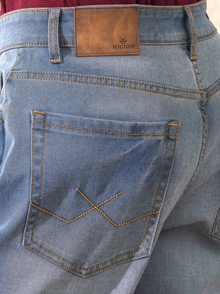 Vintage Washed Anti Fit Jeans | Blue
