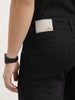 Classic Faded Straight Fit Denim Jeans | Black