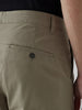 Straight Fit Solid Trouser | Khaki