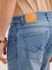 Anti Fit Faded Denim Jeans | Light Blue