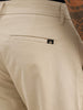 Solid Anti Fit Double Pleated Trouser | Beige