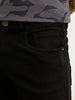 Solid Slim Fit Denim Jeans | Black