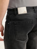 Straight Fit Faded Denim Jeans | Black