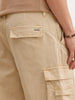 Loose Fit Cargo Trouser  | Beige