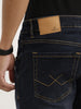 Faded Slim Fit Denim Jeans | Dark Blue