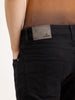 Solid Slim Fit Denim Jeans | Black