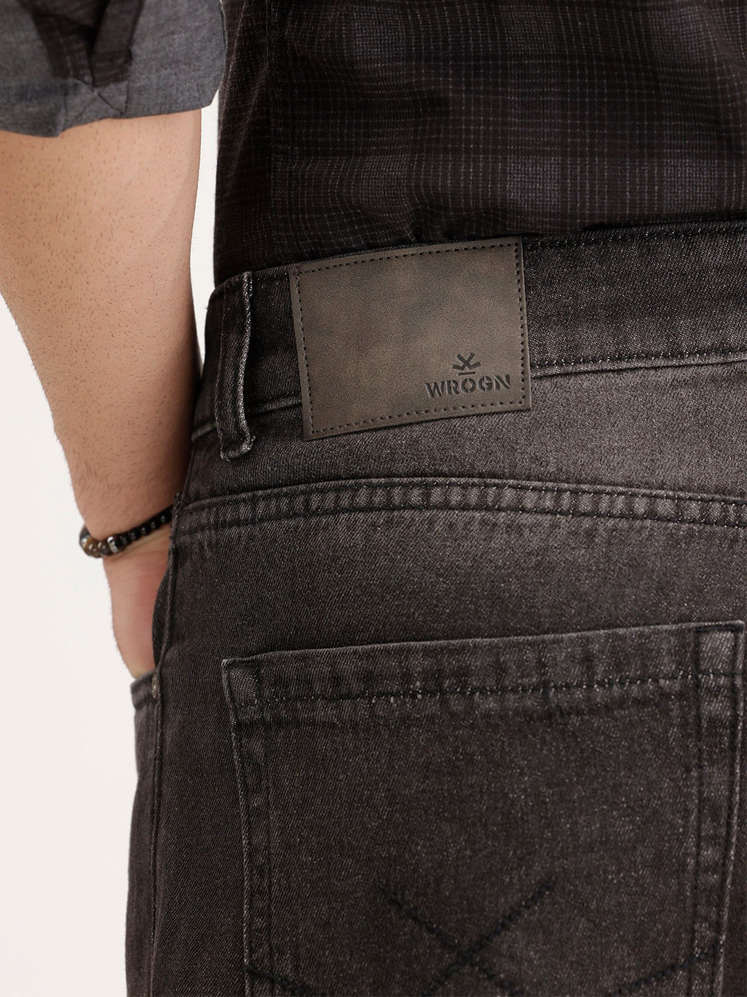 Faded Anti Fit Denim Jeans | Black