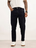 Solid Slim Ankle Fit Denim Jeans | Dark Blue