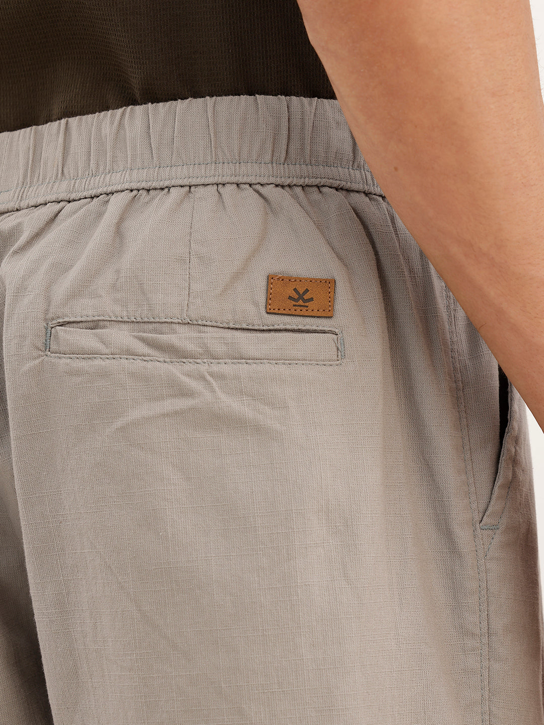 Solid Loose Fit Trouser | Grey