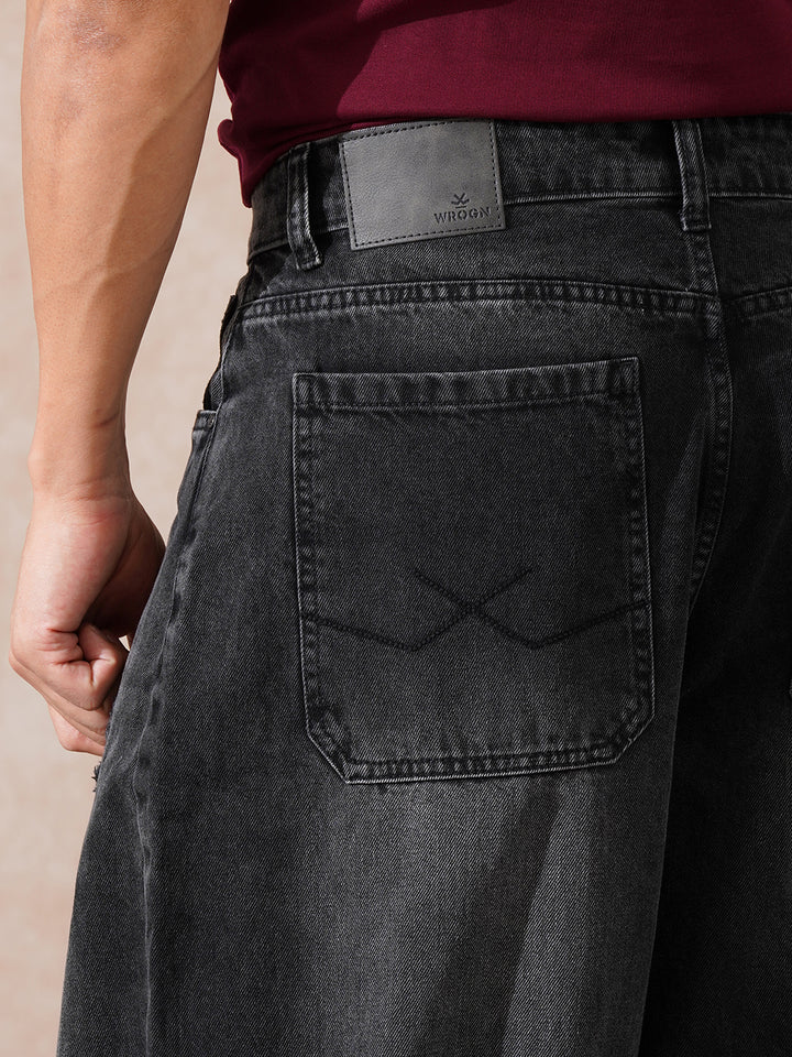 Casual Baggy Fit Jeans | Dark Grey