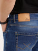 Faded Skinny Fit Denim Jeans | Dark Blue