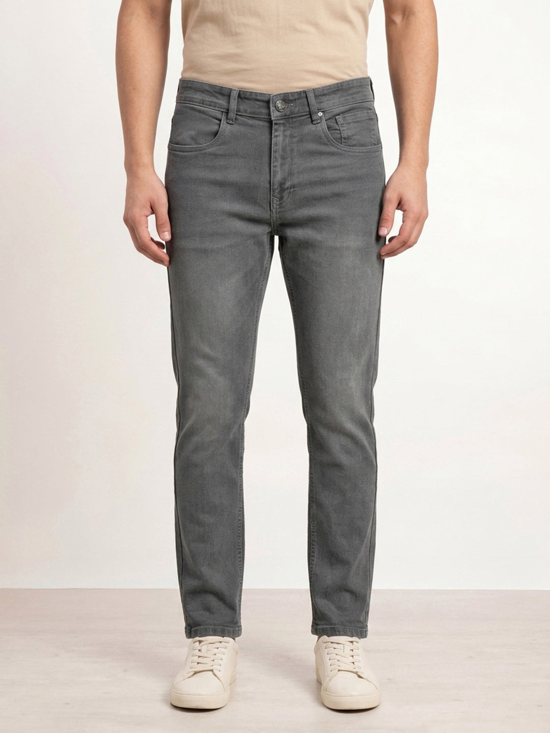 Slim Fit Denim Jeans | Grey