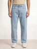 Loose Fit Denim Jeans | Light Blue