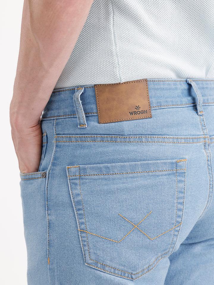 Classic Straight Fit Denim Jeans | Light Blue