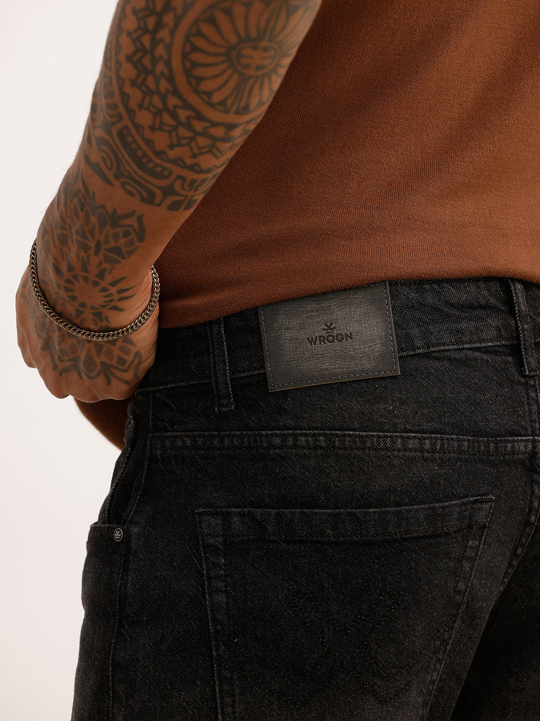 Faded Straight Fit Denim Jeans | Dark Grey | WJN0200SR2013S