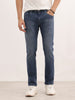 Washed Skinny Fit Denim Jeans | Blue