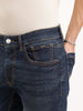 Slim Fit Daded Denim Jeans | Blue