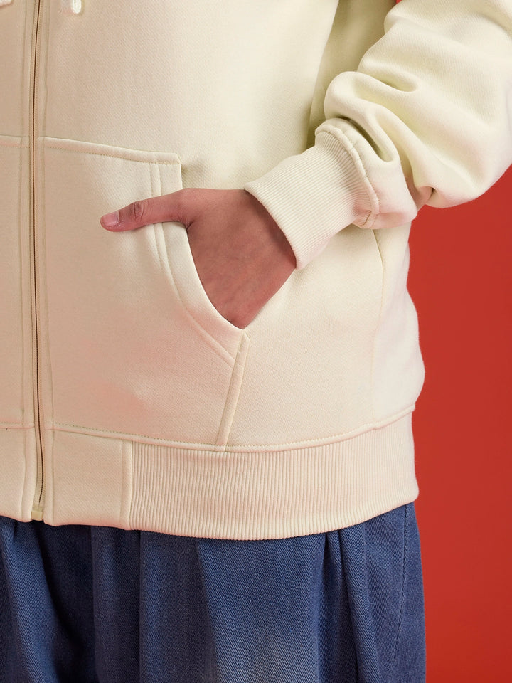 Men’s Solid Zip-Up Hoodie Sweatshirt | Aloe Wash