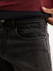 Faded Slim Fit Denim Jeans | Dark Grey