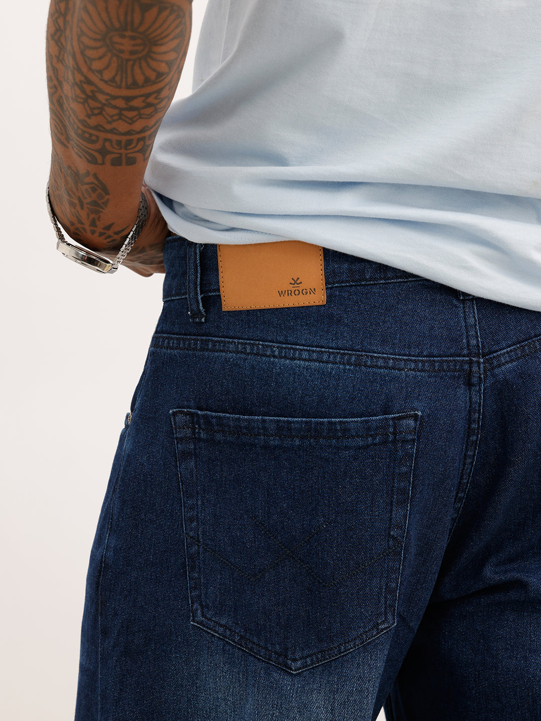 Faded Loose Fit Denim Jeans | Blue