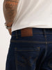 Solid Slim Crop Fit Denim Jeans | Dark Blue