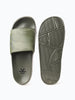 Olive Glitch Casual Sliders