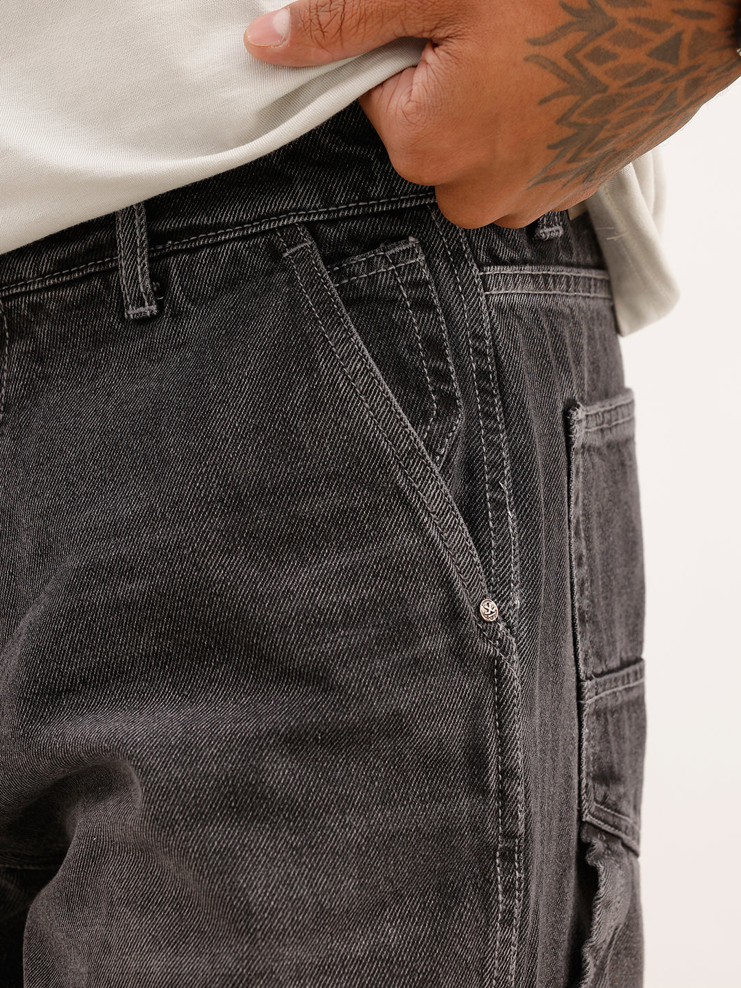 Loose Fit Carpenter Denim | Grey