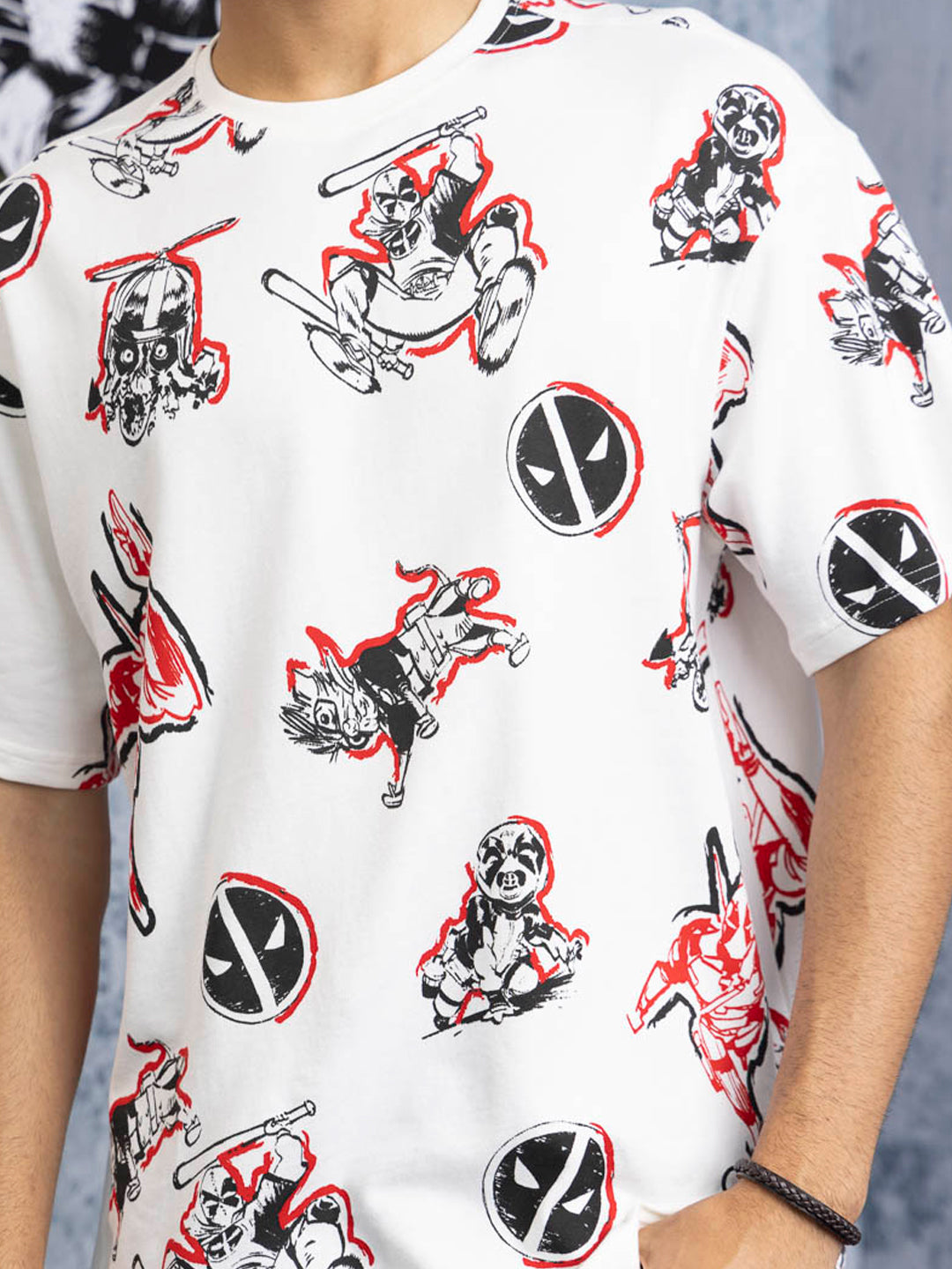 Deadpool Squad AOP Oversized T-Shirt