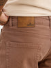 Slim Fit Solid Denim Jeans | Brown