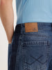 Loose Fit Cut & Sew Denim Jeans | Blue