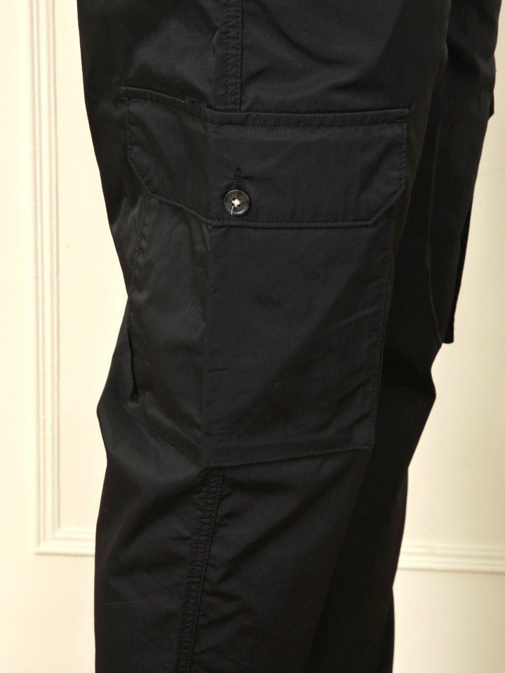 Loose Fit Cargo Jogger | Black
