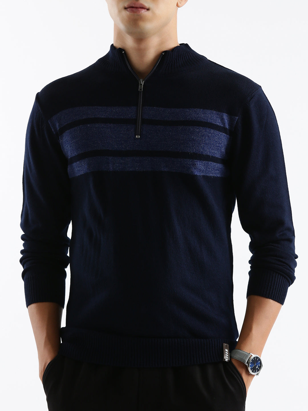 Chest Stripes Comfort Sweater