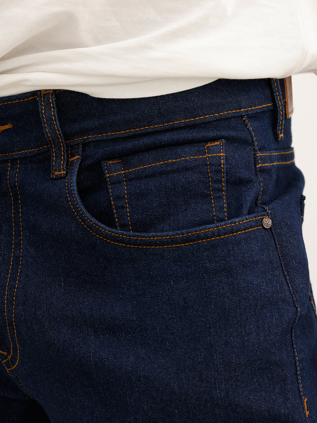 Solid Slim Fit Denim Jeans | Dark Blue | WJN0200SL2192S
