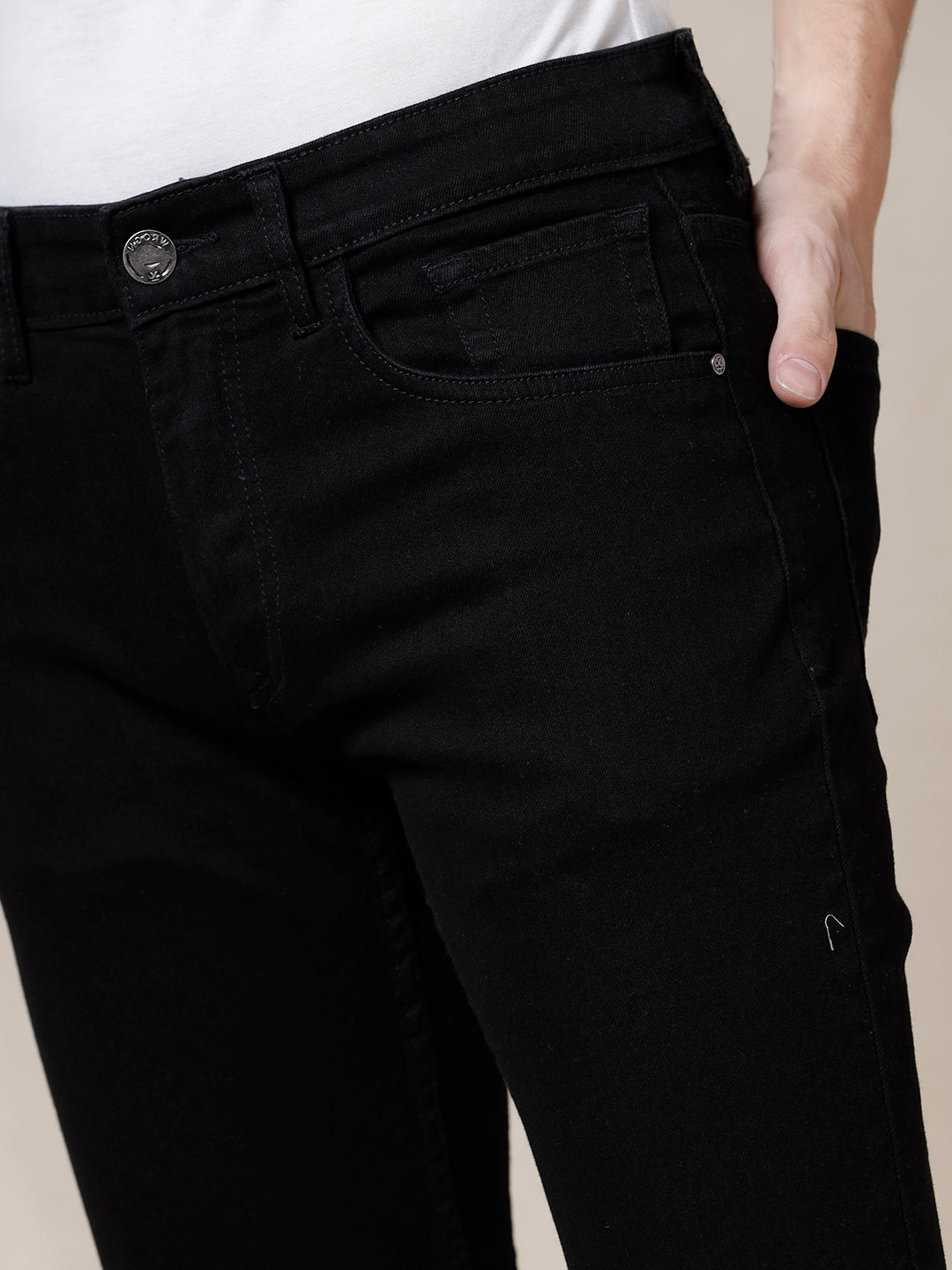 Solid Core Black Jeans